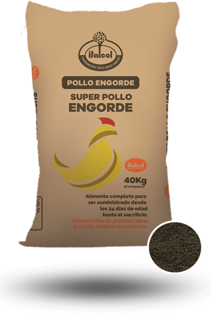 SUPER POLLO ENGORDE DORADO PELET X BTO UNIDAD