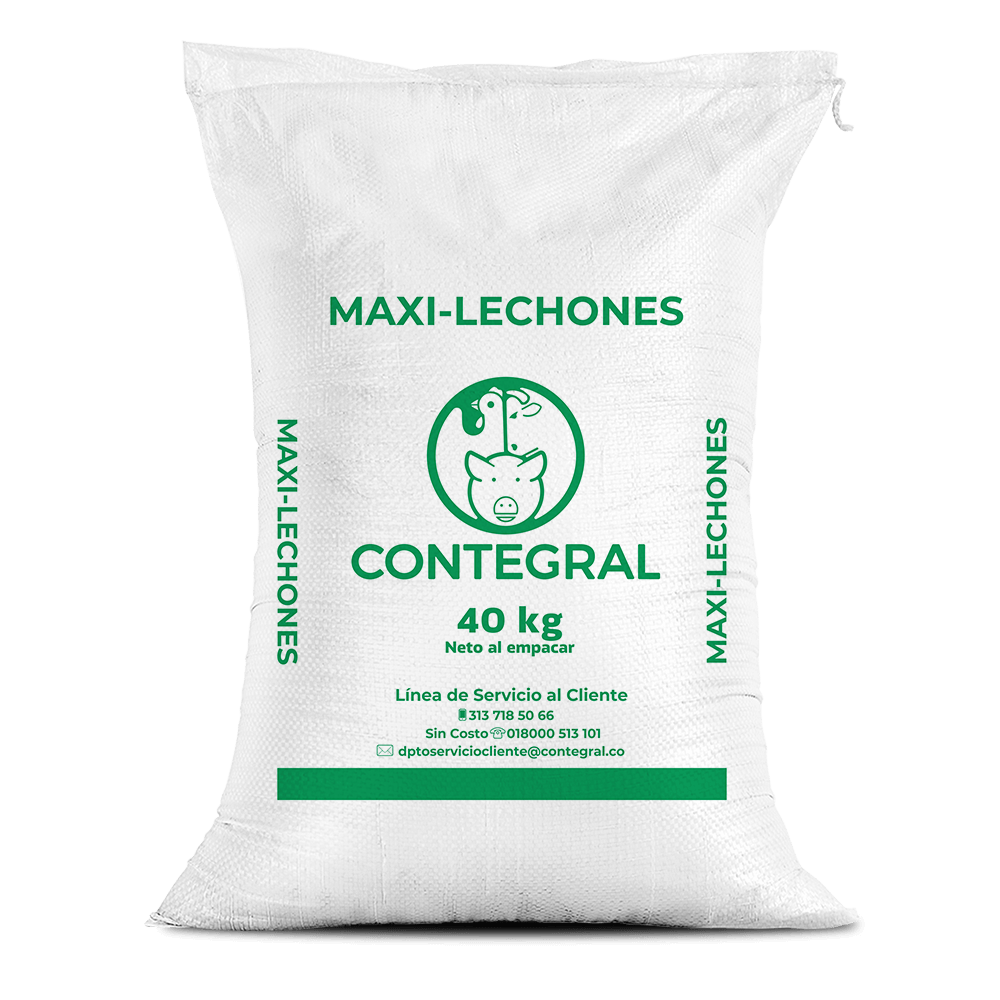 MAXI LECHONES PELETIZADO X BULTO BULTO