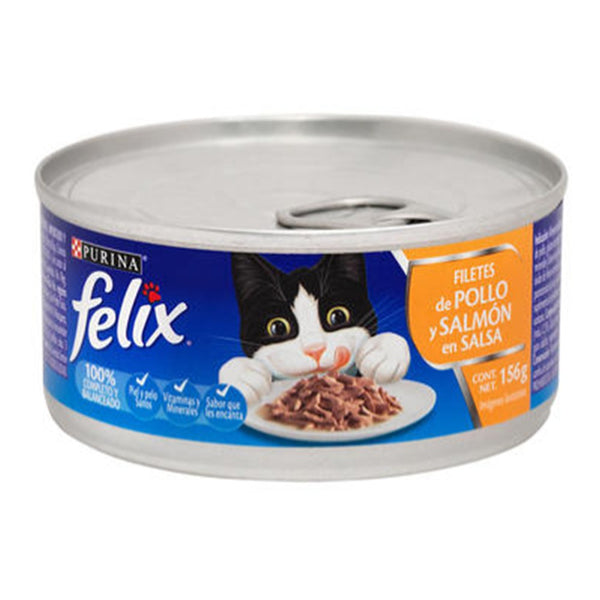 FELIX LATA POLLO Y SALMON EN SALSA