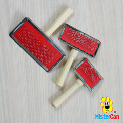 CEPILLO SLICKER MANGO