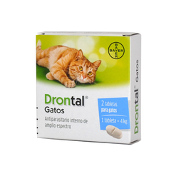 DRONTAL GATOS BLISTER X 2 TAB (CAJA